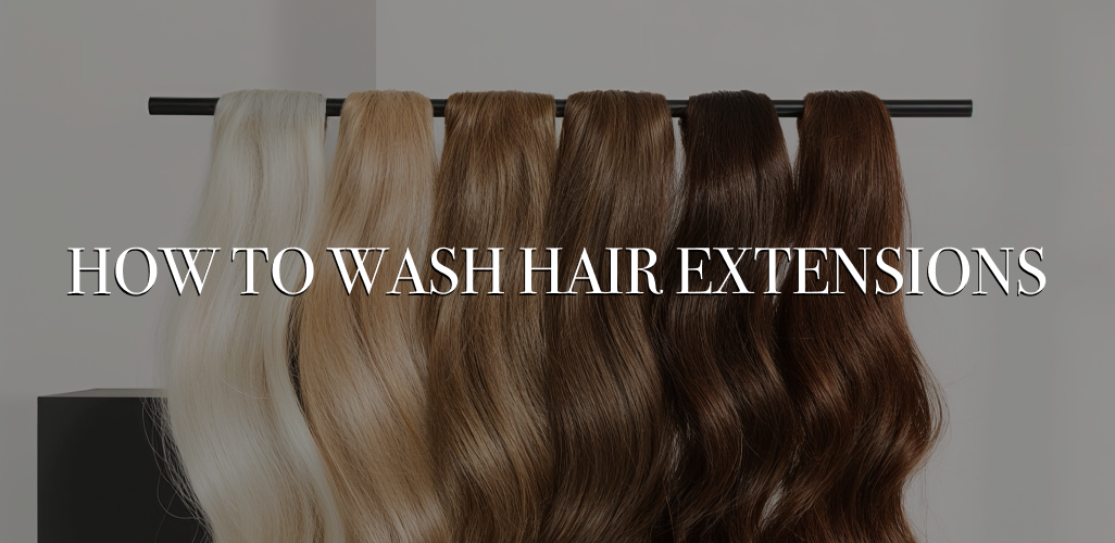 how to wash hair extensions
