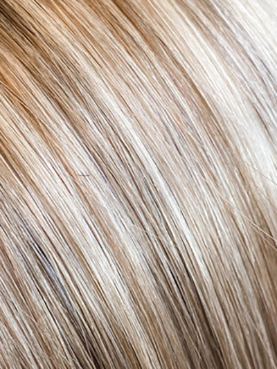 6/60A Light Chestnut Brown & Platinum Ash Blonde 80/20 mixed clip ins