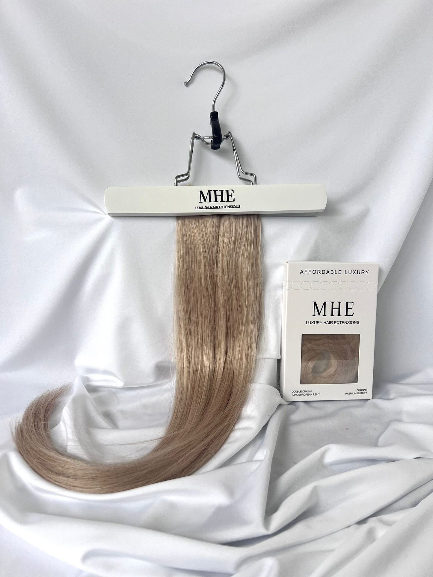 60a ash blonde clip in hair extensions