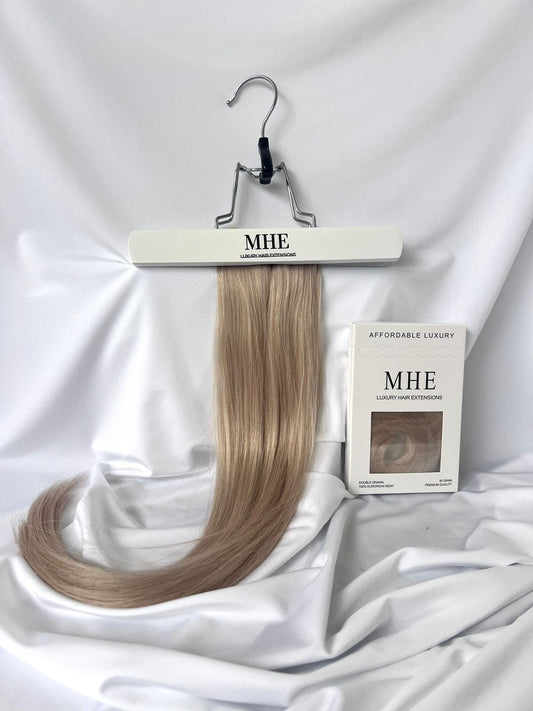 60a ash blonde clip in hair extensions