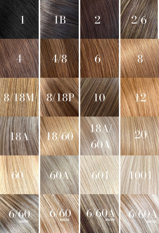 2.4KG (24 shades/ 20inch) full collection - Ultimate Weft (100g each shade)