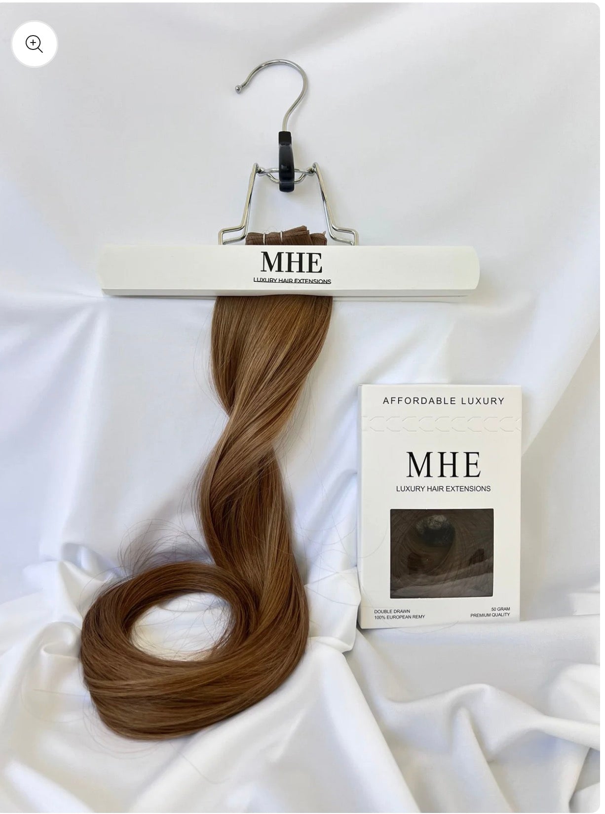 '50G' TAPE IN HAIR EXTENSIONS-6-Light Brown natural
