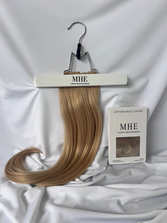creamy blonde clip in hair extensions