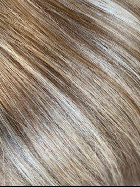 '50G' MICROBEAD EXTENSIONS-6/60 (50/50) Light brown & Pure blonde