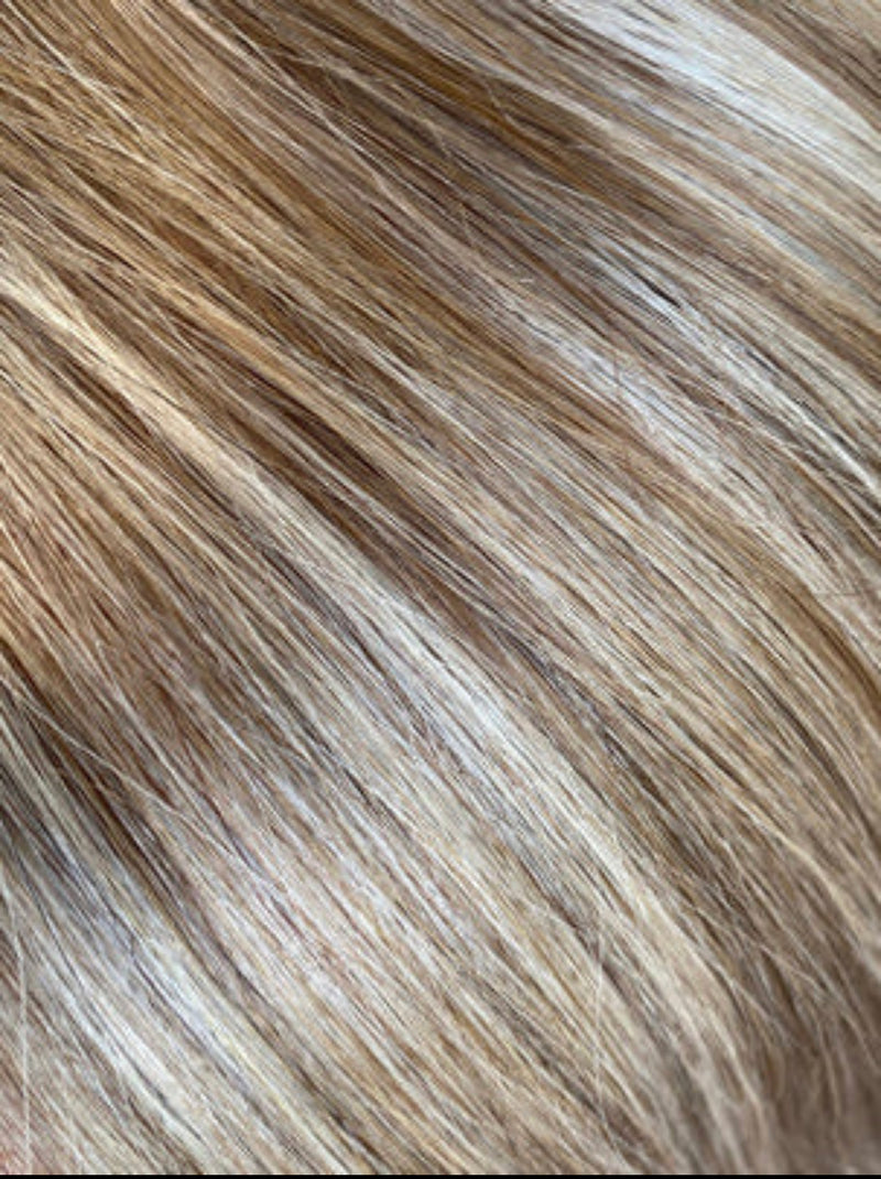 MICROBEAD EXTENSIONS-6/60 (50/50) Light brown & Pure blonde 20 inch 50 grams