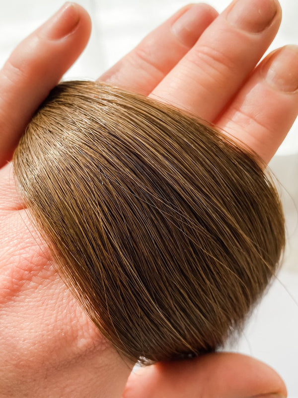 weft hair-4-chocolate 20 inch