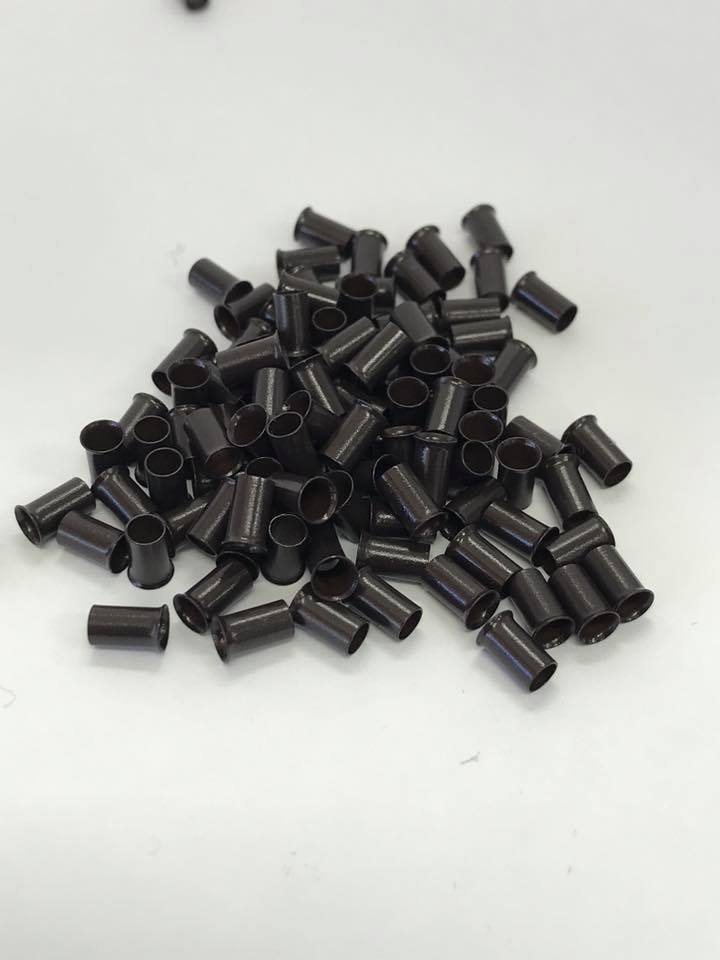 copper tube beads 4mm black