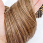 WEFT HAIR-4/8 MIX Chocolate brown & Dark golden blonde
