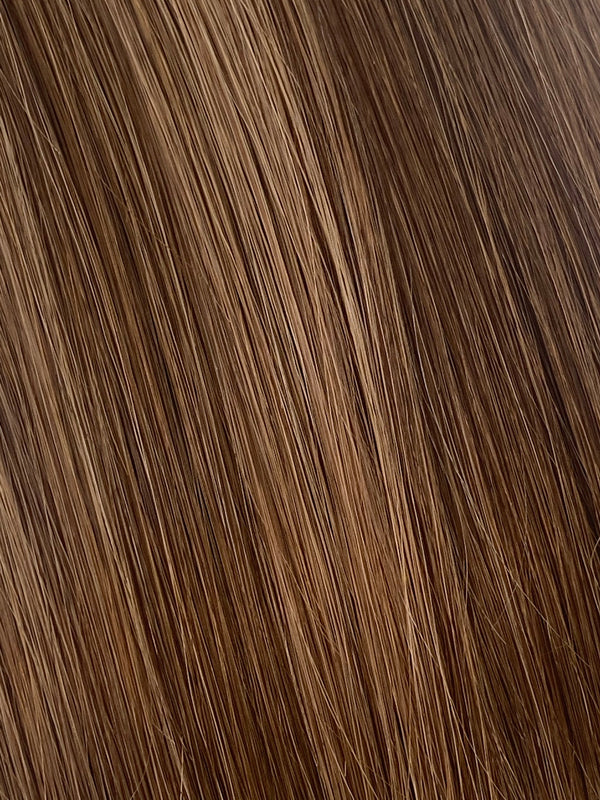 WEFT HAIR-4/8 MIX Chocolate brown & Dark golden blonde 24 Inch