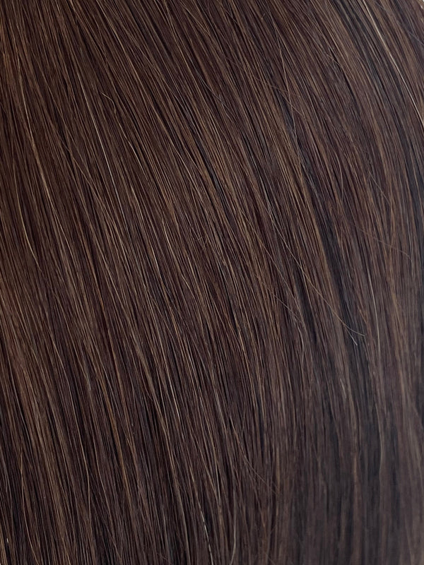 genius signature weft hair-2-medium brown 20inch