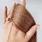 weft hair-6-light chestnut brown 20 inch