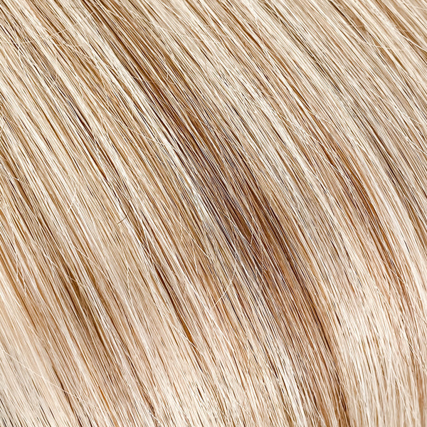 genius signature weft hair-6/60 light chestnut brown & blonde 20 inch 70/30