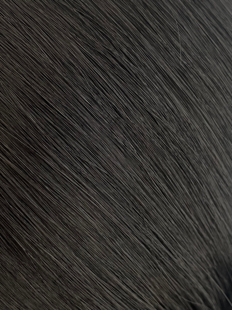 weft hair-1-black 20 inch