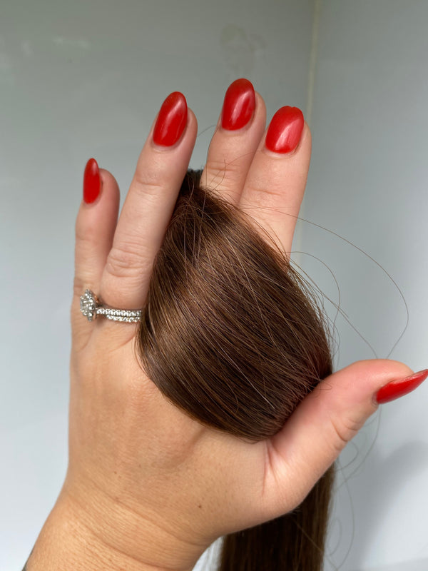 tape in extensions-4-chocolate brown